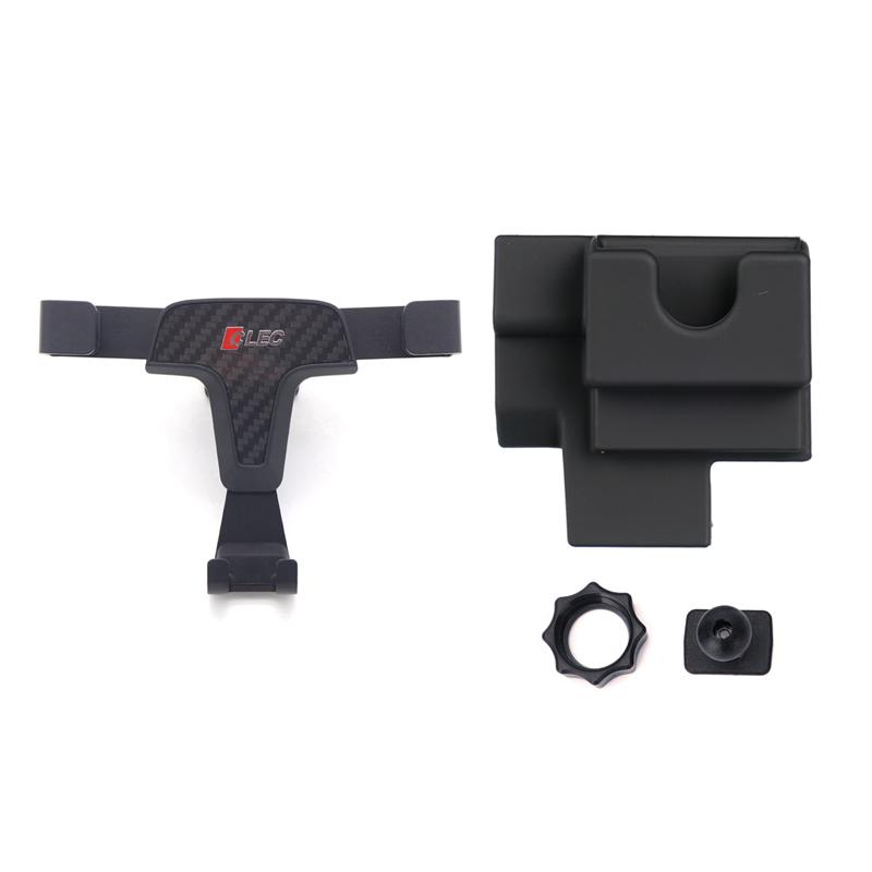 For Volkswagen VW T-Roc T ROC 2017 2018 Car Accessories Air Vent Mout Stand Mobile Phone Support 1 Set LHD! углеродного волокна черного