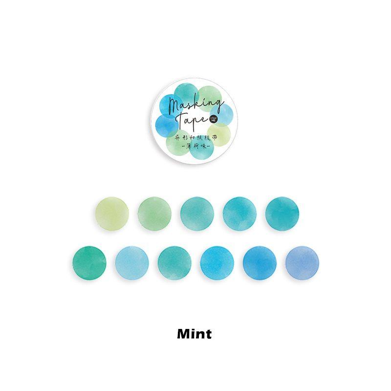 

100pcs Washi Tape Round Dot Stickers Charming Handcrafted Decorative Supplies For Diy Projects