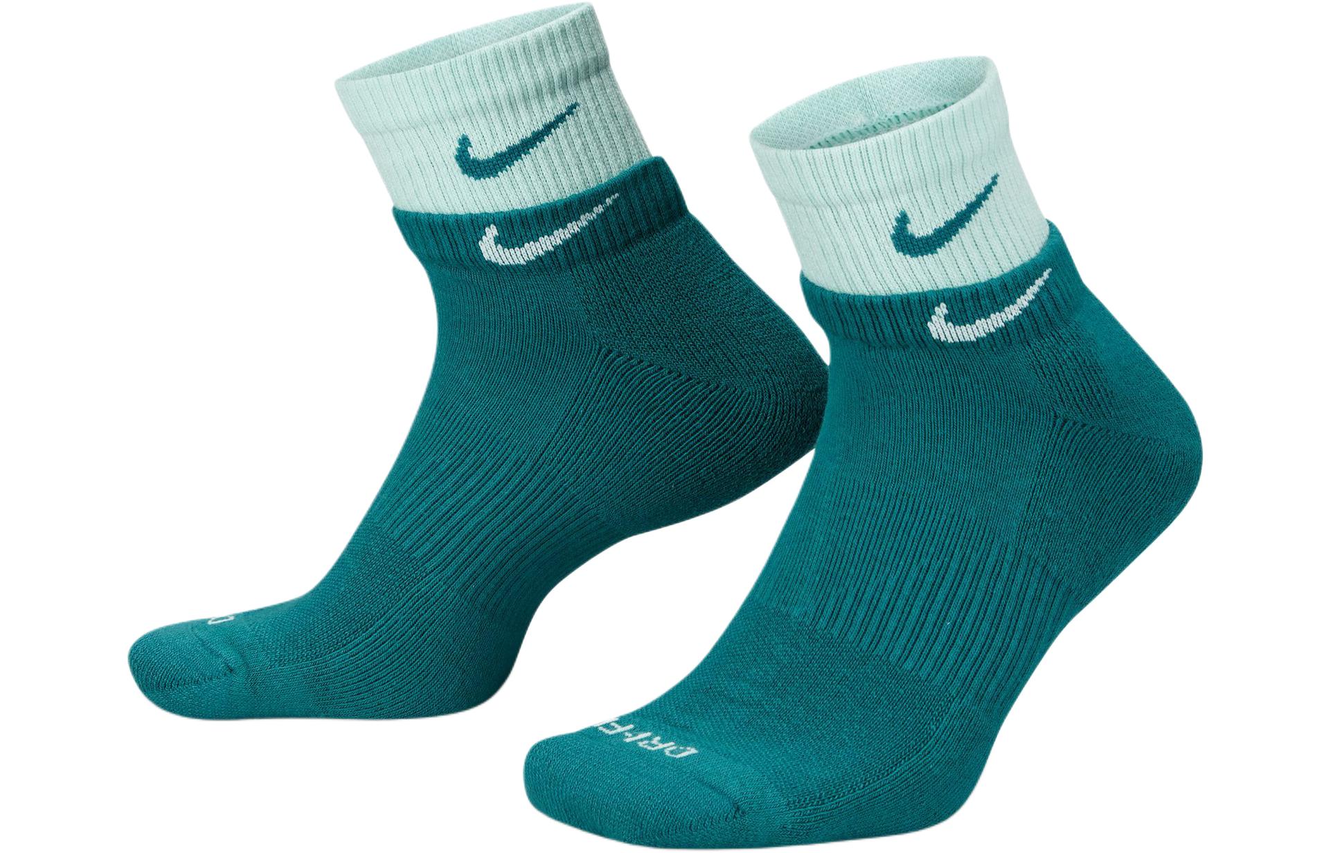 Мужские носки Nike Crew 1 пара Geode Water Duck Cyan/Ice Jadeite Green DH4058-302 L
