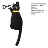 Fridge Sticker with Hook High Toughness 3D Realistic Cartoon Cat Design Refrigerator Sticker Decorative Fridge Accessory