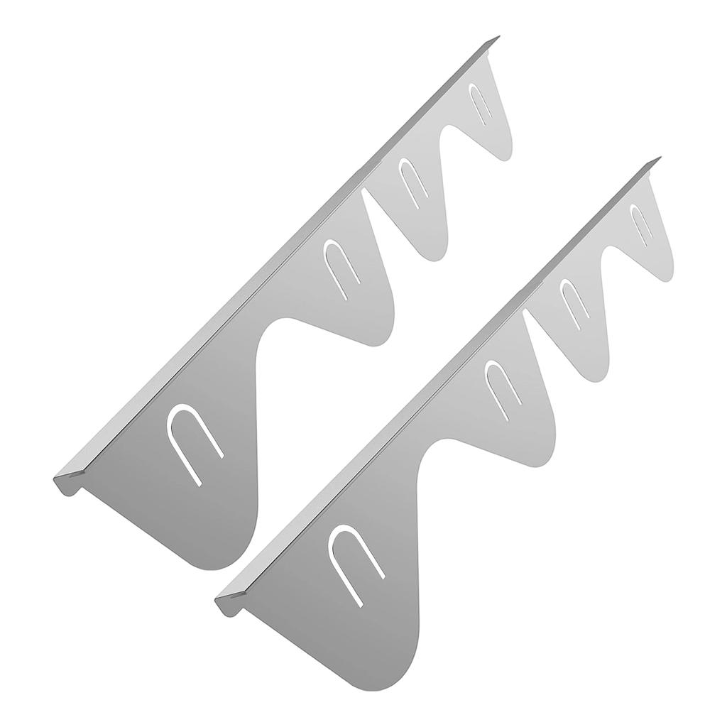 Stainless Steel Stove Gap Cover 4-Piece Set Kitchen Appliance Gap Filler Protector for Countertop and Stove Seam