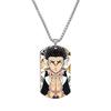 Demon Slayer Kimetsu No Yaiba Tanjiro Nezuko Stainless Steel Color Printed Dog Tag Necklace Anime Cosplay Accessory Gift For