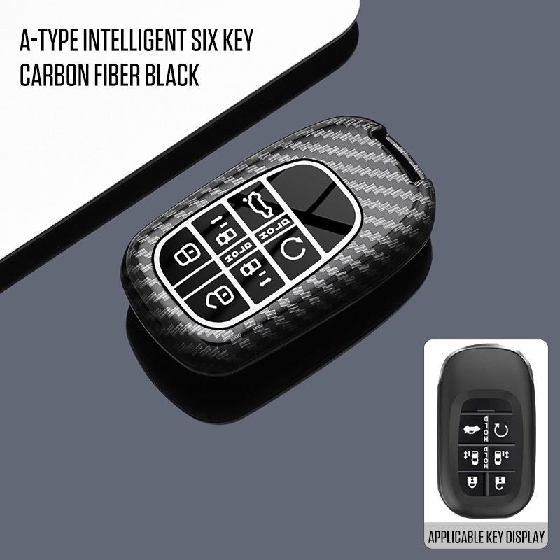 

Fits 26 Honda Odyssey key cover models, Elysion luxury version, 6-button, includes 5 accessories and 18 snap buttons.
