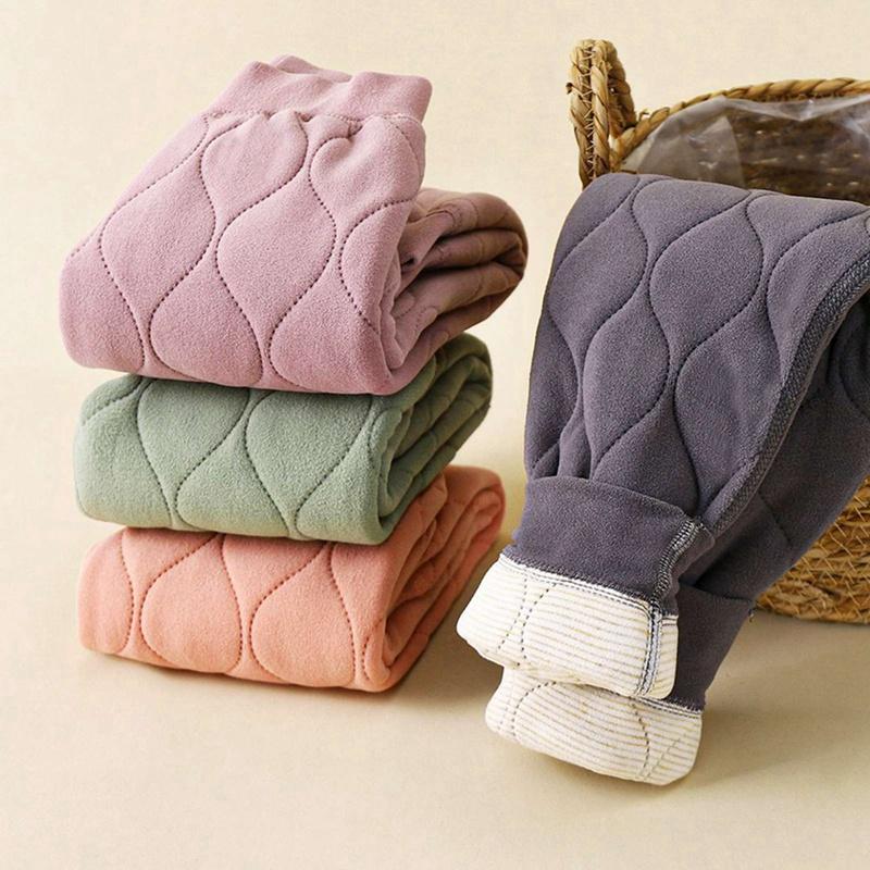 2-14 Lat Dzieci Ciepłe Bawełniane Spodnie Puchowe Spodnie Codzienne