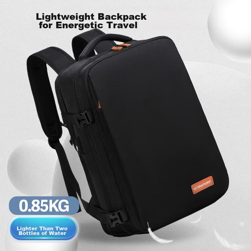 VICTORIATOURIST Backpack for Men, 16-Inch Laptop Bag, Large Capacity Short-Trip Business Travel Student Schoolbag
