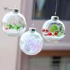 Premium Waterproof PET Christmas Tree Balls Xmas Tree Baubles Ornaments Cake Decoration