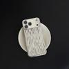 Silver Water Ripple Phone Case for iphone 17 16 15 14 13 11 12 Pro Max X XS Max XR Shockproof Soft Silicone Cover