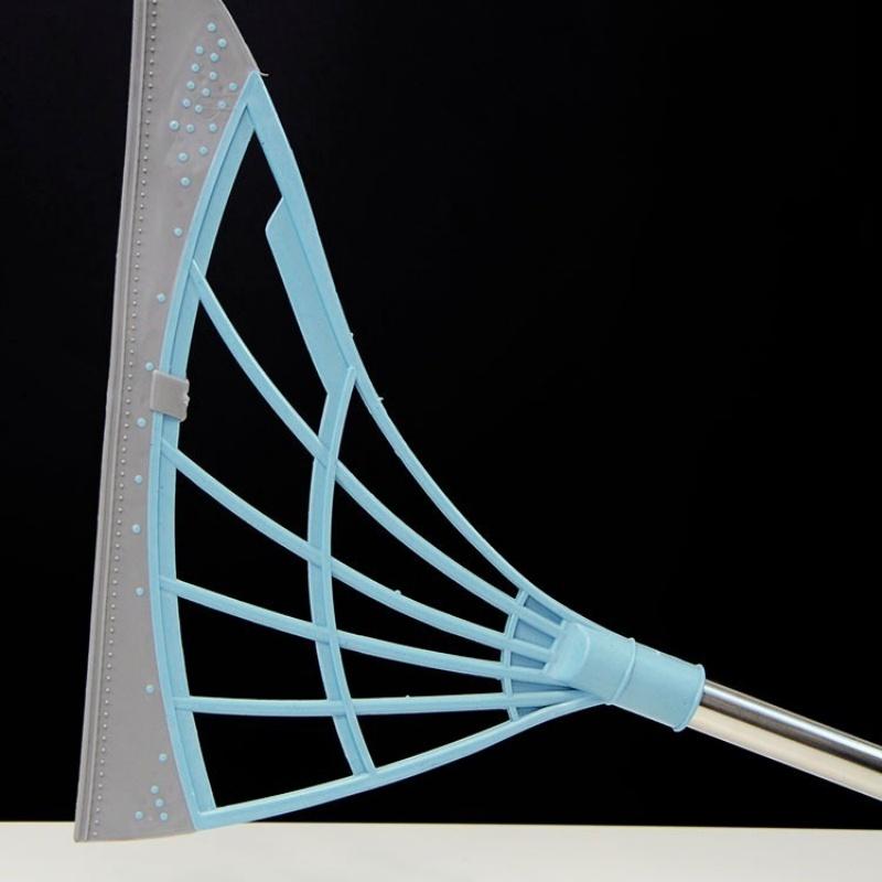 

Black technology magic broom set, household sweeping broom, bathroom floor scraper, bathroom sweeping broom, wiper синий