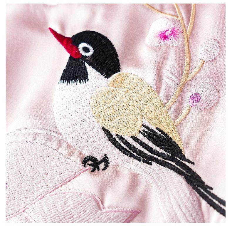 Dámský retro kardigan bez rukávů: Čínský styl s těžkou výšivkou a žabkovým zapínáním - Všestranná jarní/podzimní vesta