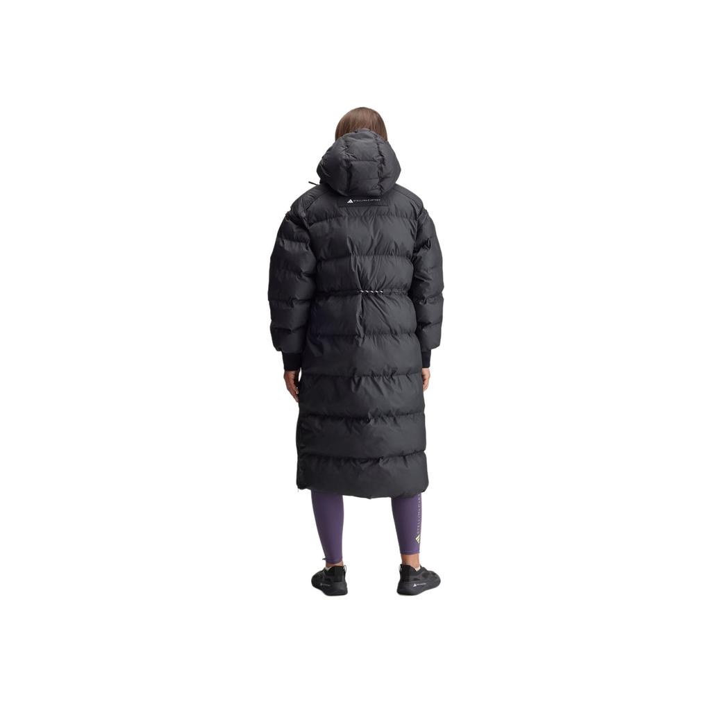 adidas X Stella McCartney Uzun Kapitone Kışlık Mont Siyah Kadın Dış Giyim IX3081