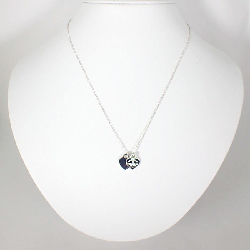 TIFFANY/Tiffany 925/Diamant/1 Stück Doppelherz-Anhänger/g529-82