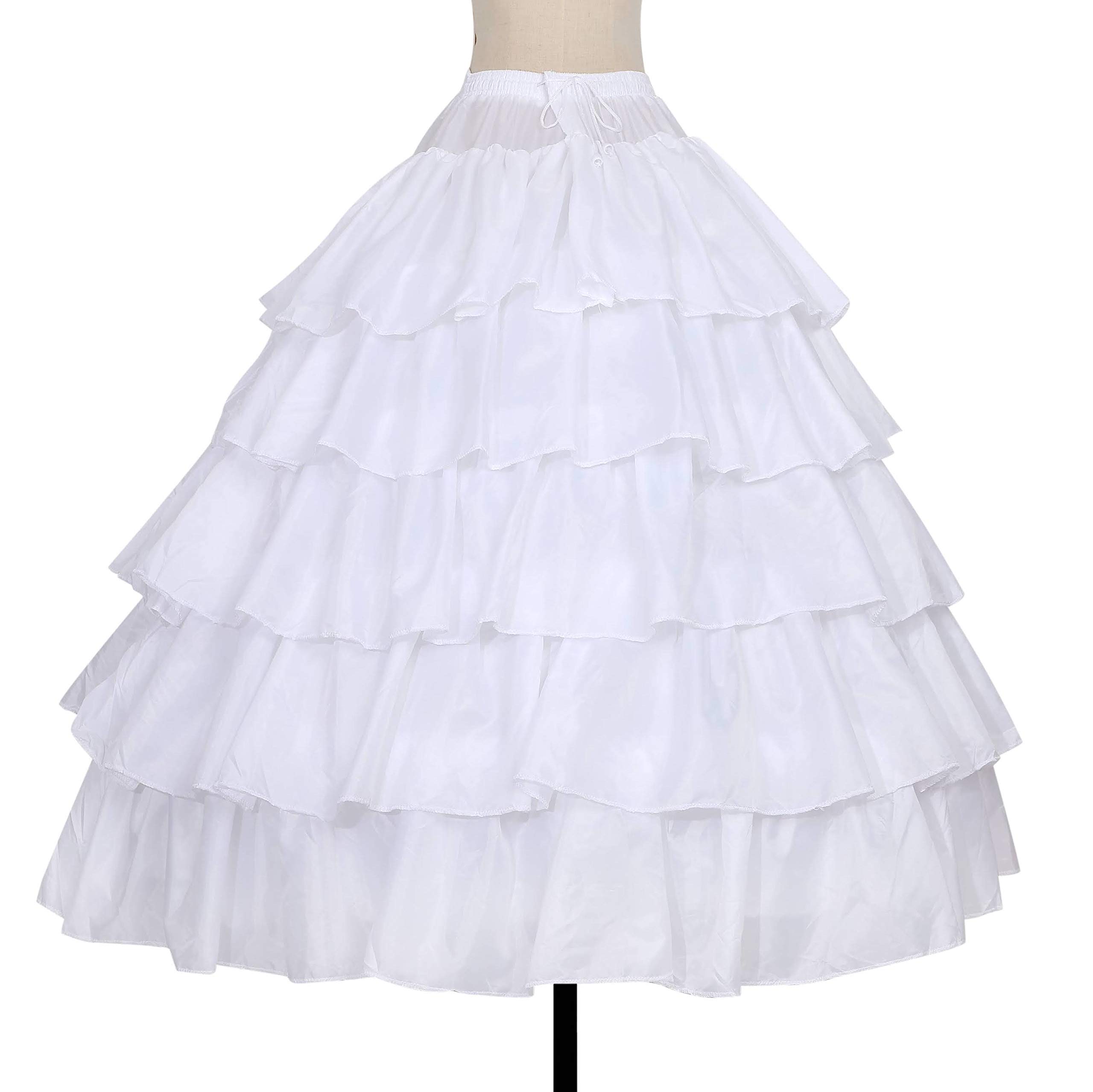 

[Pyuribon] Эластичный поясной баул (Короткий/Длинный) Косплей костюм горничной, Универсальный размер, TOKYO GOODS MARKET (Супер длинный 5-ярусный)