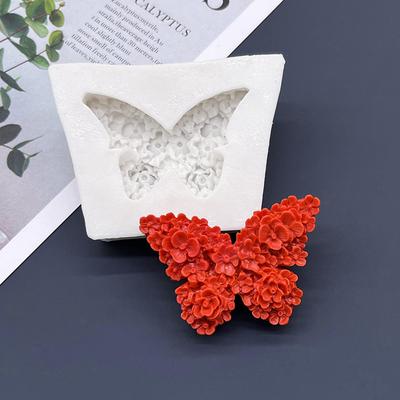 Kwiat Motyl Silikonowa Forma Świeca Sugarcraft Czekoladowe Babeczki Formy Do Pieczenia Fondant Narzędzia Do Dekorowania Ciast