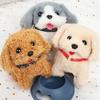 Cute Plush Robot Puppy Interactive Walking Simulated PuppyToy Barking Tail Wagging Stuffed Dog Plush Toy for Children No Battery