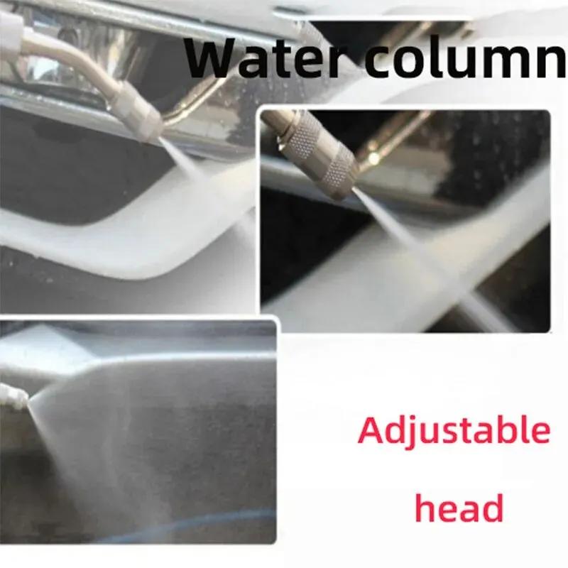 1PC High Pressure Car Wash Water Gun, Adjustable Atomization Nozzle for Car AC Cleaning, Plant Watering & Garden Watering