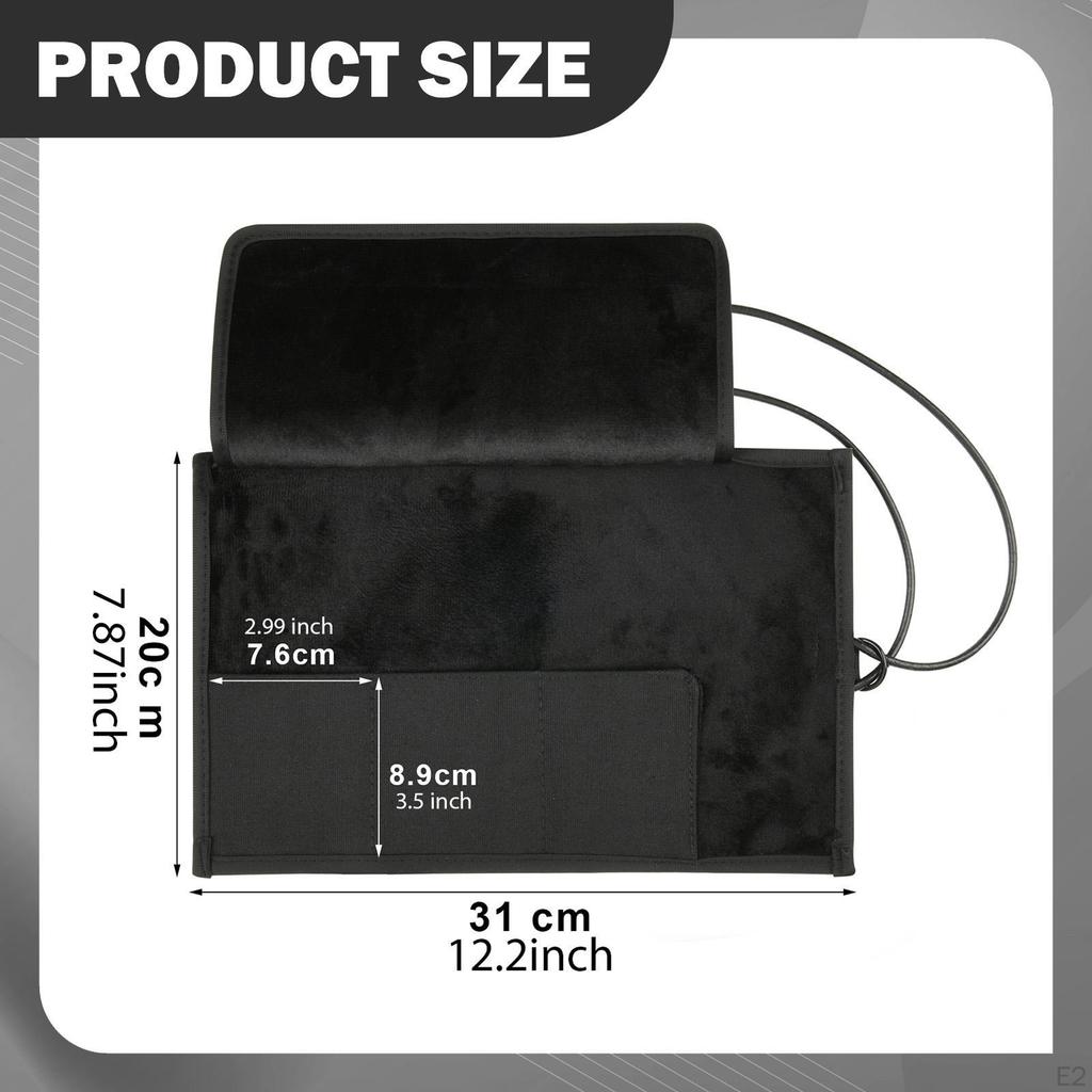 Watch Roll Organizer Carrying Bag Portable Soft Holder Multipurpose Storage Pouch Travel Case