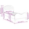 Children s Bed Frame with Headboard Pink 80 x 160 cm Velvet
