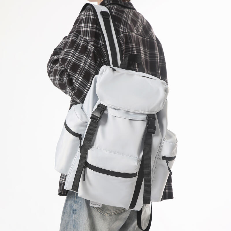 Sports Backpack Roll-up Backpack Men's And Women's Travel Backpack Student Schoolbag