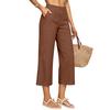 Pantaloni Larghi Casual e alla Moda da Donna con Tasche