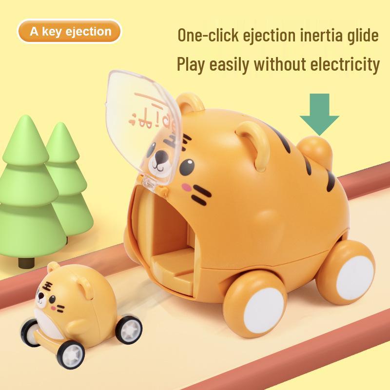 Hui Ji Xing Cute Pet Inertial Ejection Car Toy for Kids (Ages 2-3)