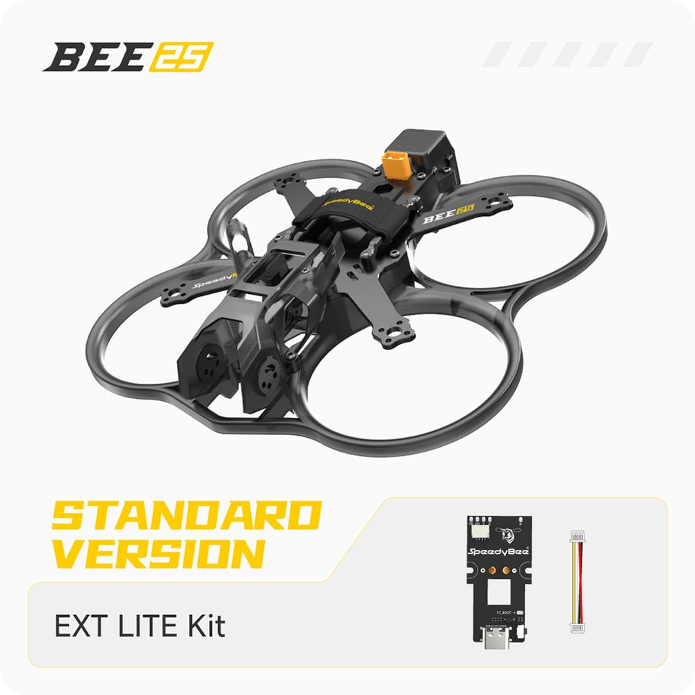 

SpeedyBee Bee25 (Pro) Frame KIT 2.5inch Frame with 2.0 Meteor LED Strip Wireless Tuning Frame Kit For O3 Air Unit / Link Drones