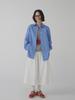 Siyuan 25 Early Spring Light Luxury High-Count Cotton Solid Color Long-Sleeve Silhouette Shirt for Women