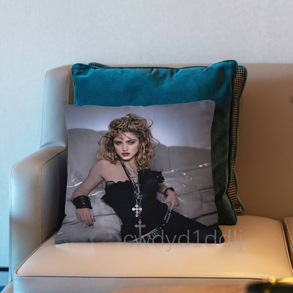 

MMadonna 80s Pillowcases Cute Funny Pillow Case For Wedding Party Home Decor Comfy Pillow Cover 30x30cm