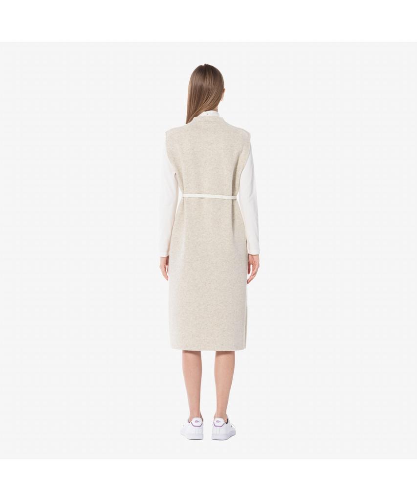 Lacoste Women'S V-Neck Sleeveless Dress Ef194E-54N Xfj