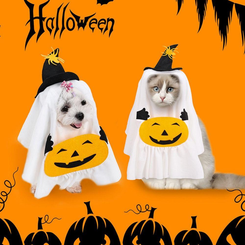 

Soft Halloween Cat Clothes Decorative Pet Transformation Costume Cosplay Party