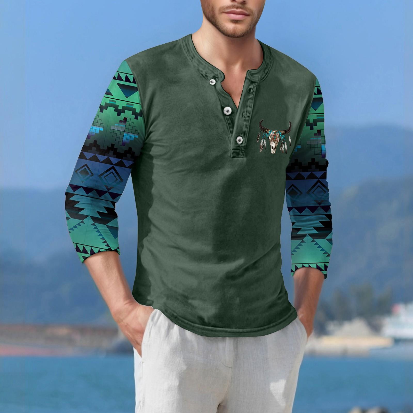 

Мужская футболка уличная повседневная мода с коротким рукавом L зелёный