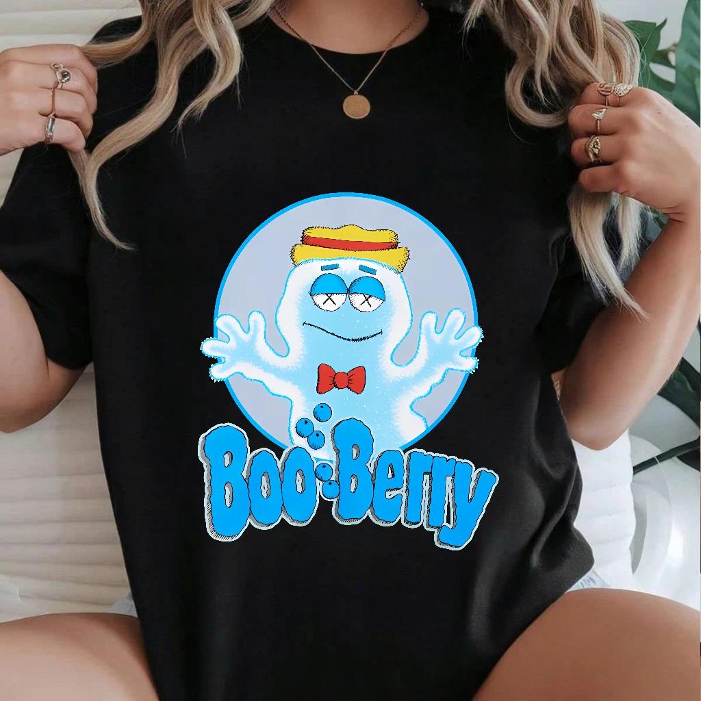 Kaws x Boo Berry Blue Monster T-Shirt New XL