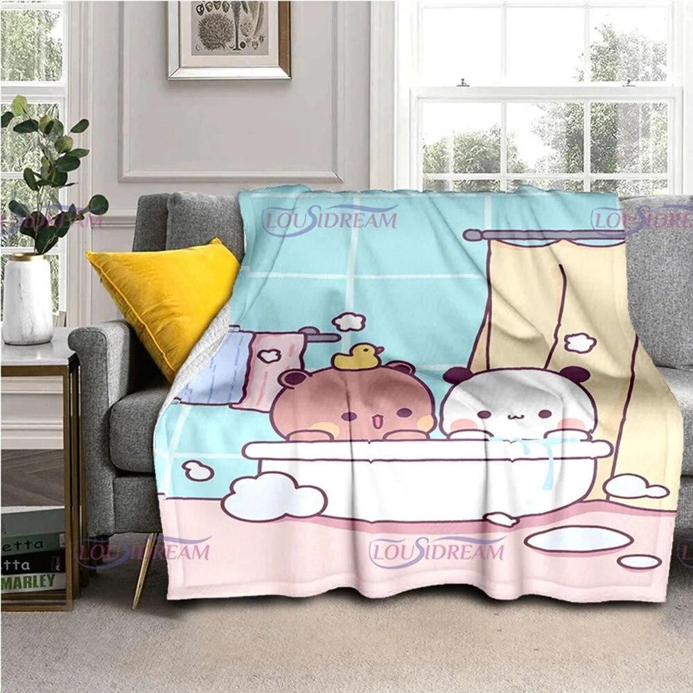 HKPLDE Coperta con Cappuccio, Letto Manto Vestaglia Ultra Morbida Foderata in Peluche Coperta Divano Coperta Indossabile, Regalo di Stampa W:100cm L:60cm AO