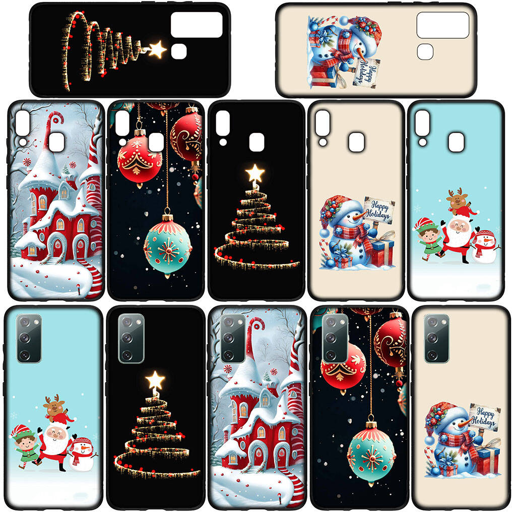 Phone Case for iPhone 17 16 15 Xiaomi Poco F8 F7 X7 X6 M8 C85 C75 C71 Redmi Note 14 13 12 11 Pro Max A3 A4 14C 13C 15C Merry Christmas Tree Deer Cover
