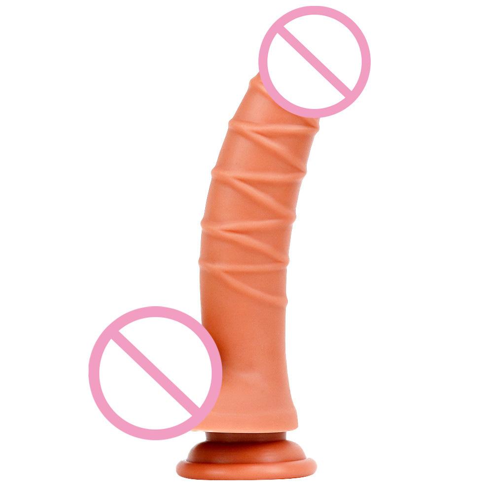 Alien Animal Liquid Silicone Large Penis Double-layer Hardness Female Masturbation Manual Dildo