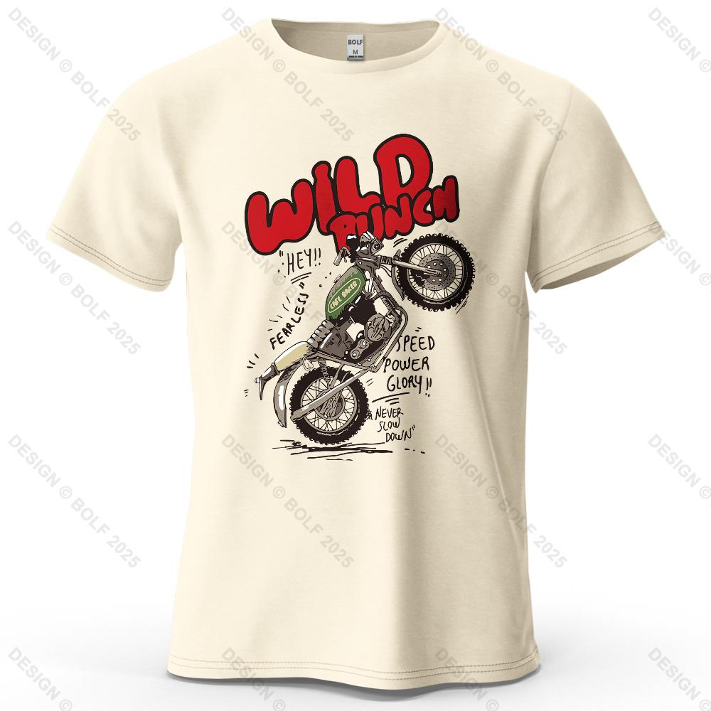 

Motocross Style Printed Men s T-Shirt 100% Cotton Oversized Extreme Vibrant Graphic Tees for Women Tops Tees Casual Streetwear 4XL