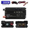Car Inverter LCD Display DC 12V To AC 110V Converter With 4 USB Ports Power Inverters For Vehicles For Outdoor Vacation Business