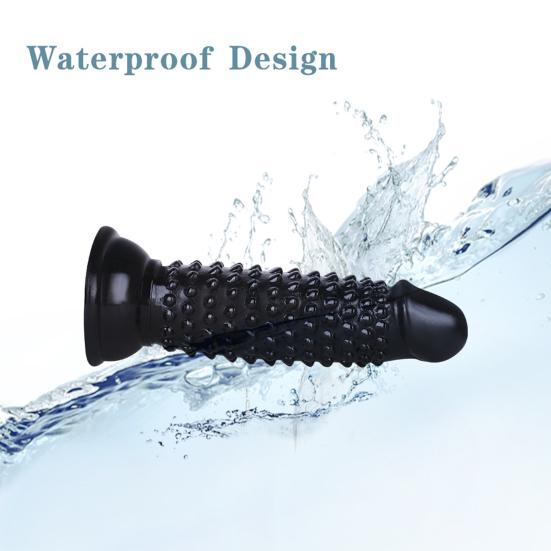 Anální kolík Silná přísavka Dildo Měkká a smyslná simulace Bump Design Penis Vtlačující Sex Dildo Žena Supply