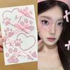 Gesichtsaufkleber Strassband Schleife DIY Augen Gesicht Make-up Aufkleber Einfach zu tragen Schleifen Temporäre Tattoo-Aufkleber Make-up-Werkzeug