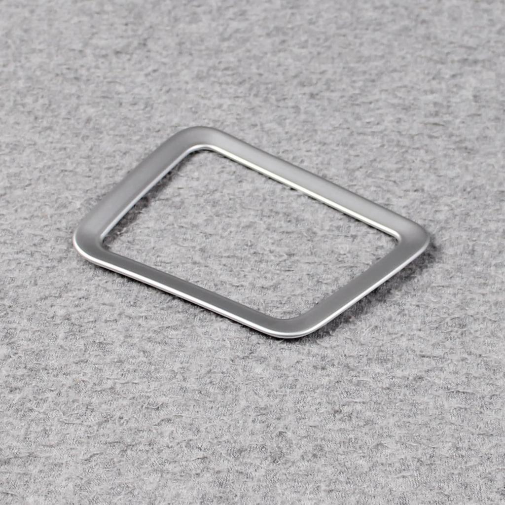 RUIQ Toyota New Prius 60 Series Dedicated Interior Front Upper Air Conditioning Ring Garnish Air Vent Panel (Satin Silver)
