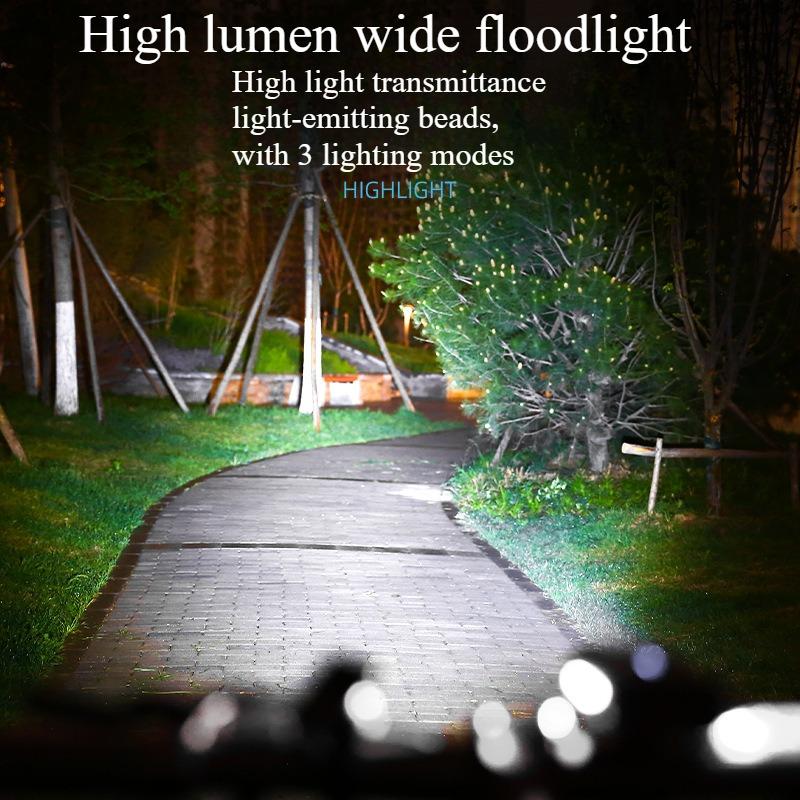 1PC Bicycle Night Riding Headlights Bright Children Riding Waterproof Road Charging Mountain Bike Lights Flashlight Equipment
