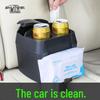 Shunwei Car Trash Can and Organizer with Cup Holder