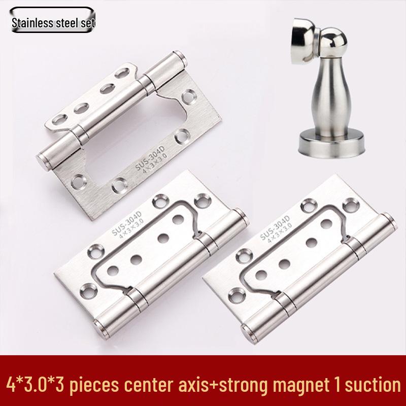 Univerzální magnetický černý vnitřní zámek kliky dveří pro dřevěné dveře ložnice