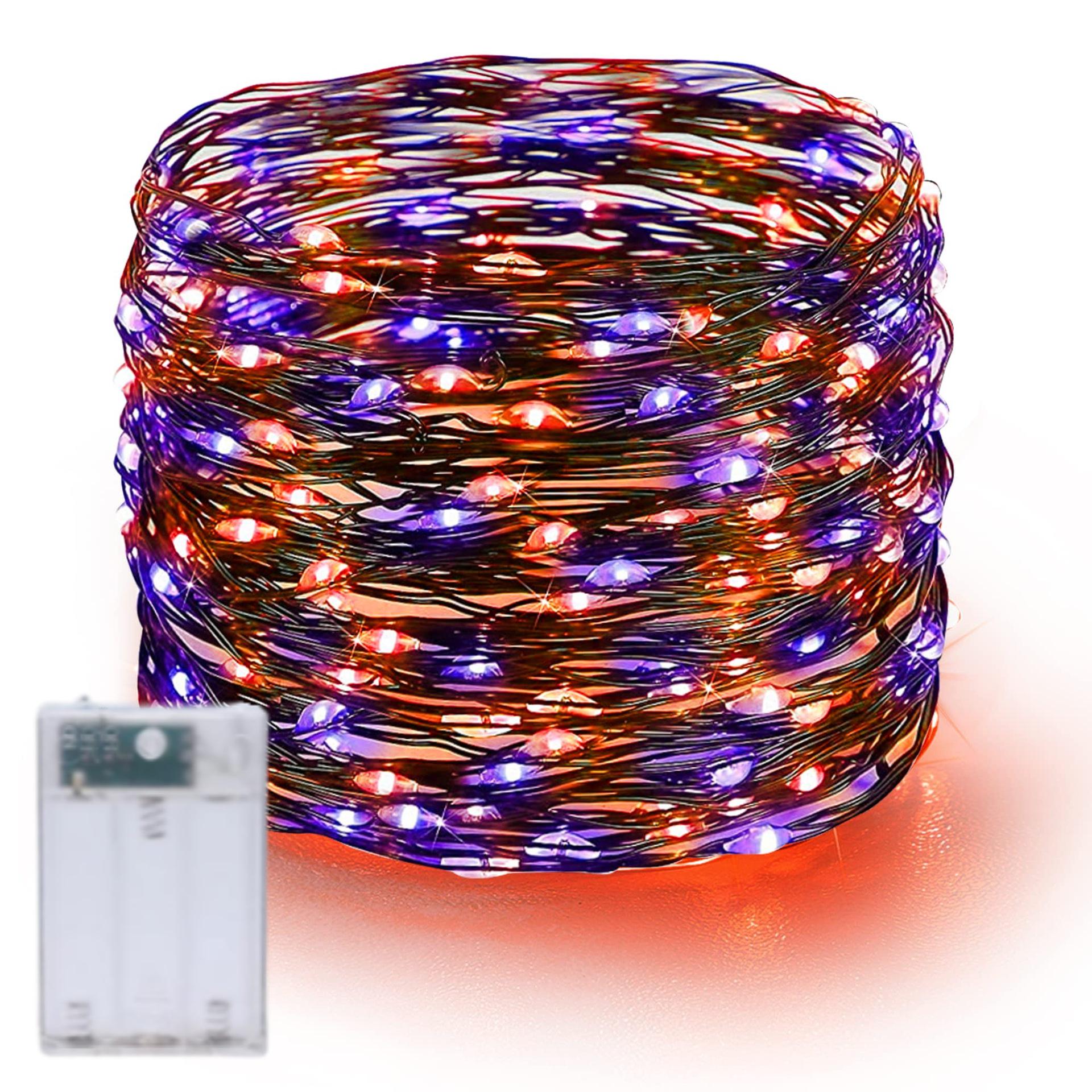 Halloween LED String Lights: Copper Wire Outdoor Party Decorations