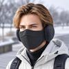 Integrated Face and Ear Cover for Adults with Stretch Fabric and Added Warmth for Fall and Winter Outdoor Wear