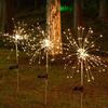 Solar-Feuerwerk-Erdspießleuchten IP65 Wasserdichte Löwenzahn-Fee-Lampe Outdoor-Gartendeko für Hofweg Rasenbeleuchtung