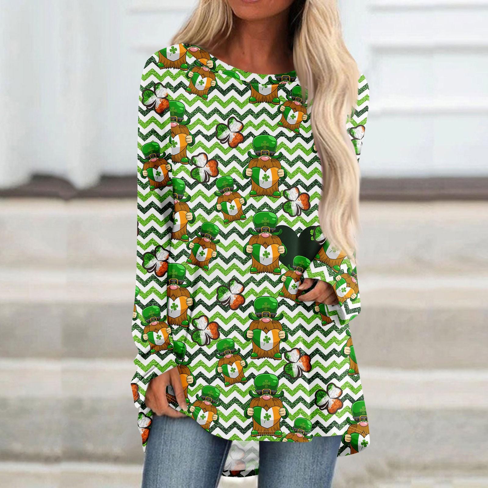 

Жіноча повсякденна модна блузка середньої довжини з довгим рукавом і кольоровим принтом XL жовтий