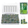 15/24/36 Values 225/460/925Pcs Variable Capacitors Assorted Kit Aluminum Electrolytic Capacitors Assortment Kit for DIY Projects