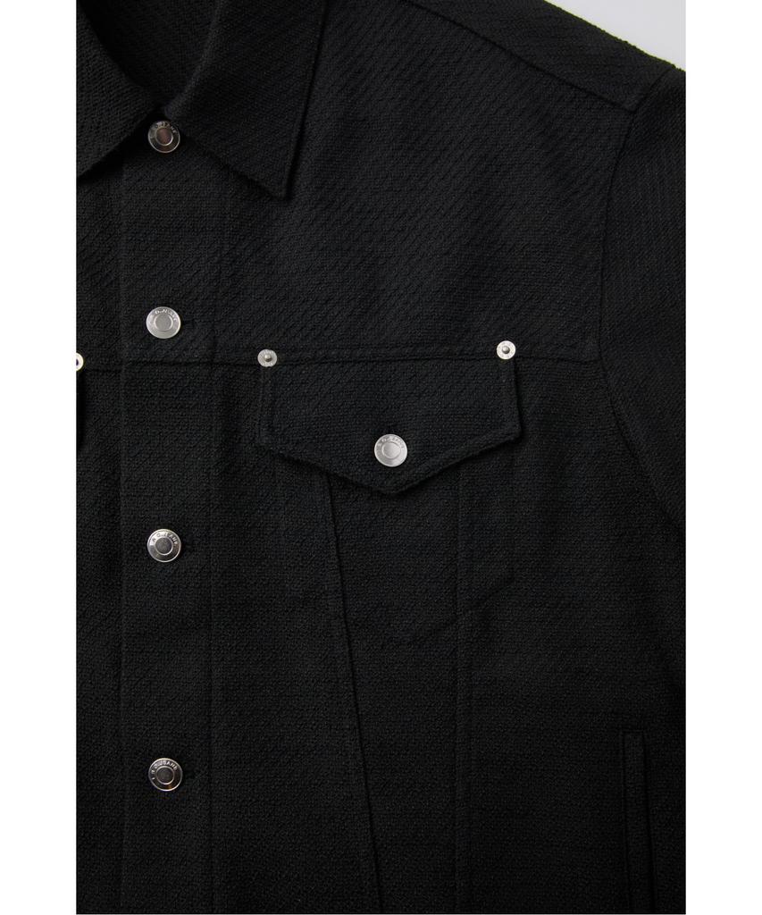 Iro Tevone Twill Cotton Trucker Jacket Irjas26003Bkx