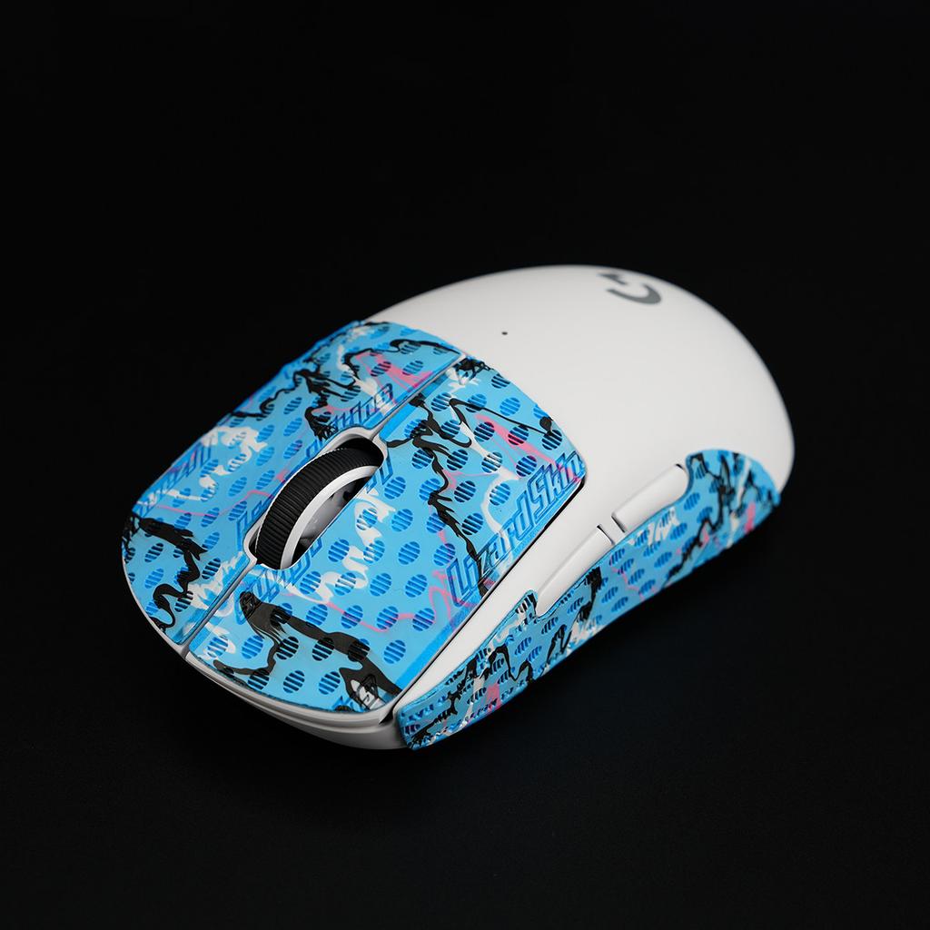 Custom Textured Reptile Grain Grip Tape Compatible Ultra-Light Symmetrical Ergo Feather-Light Mouse Skin Gift for GPW2/3