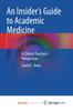 The An Insider's Guide To Academic Medicine : A Clinical Teacher's Perspective Book